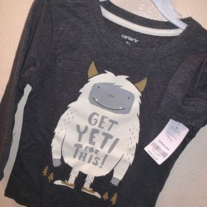 Boys long sleeve “Get Yeti for this” tee